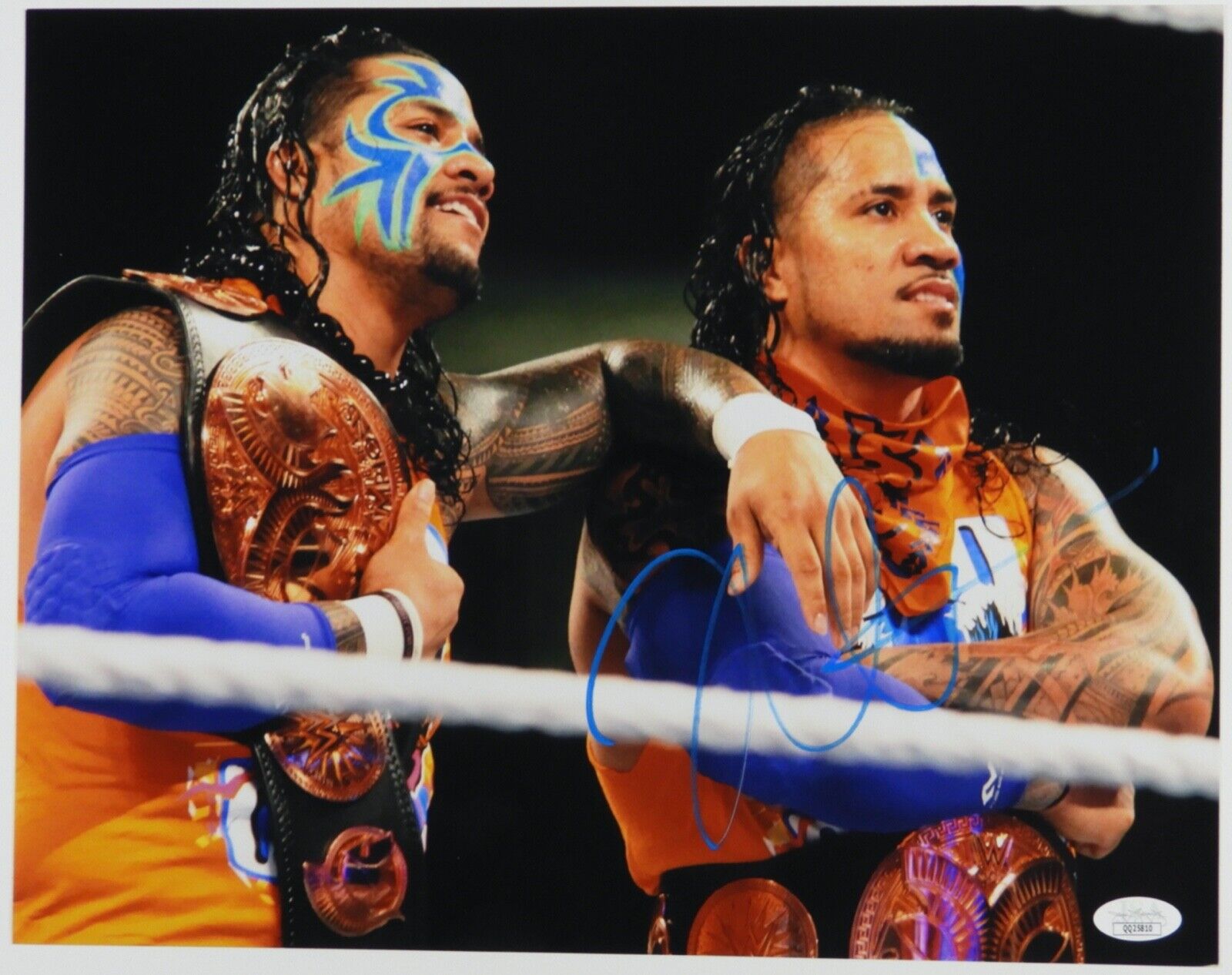 Jimmy Uso Signed Autograph JSA 11 x 14 Photo Poster painting