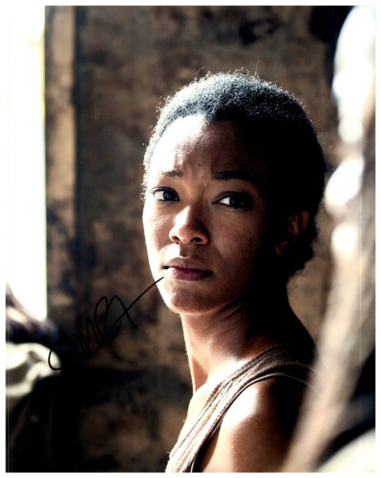 ~~SONEQUA MARTIN-GREENE Authentic Hand-Signed Sasha WALKING DEAD