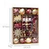 50PCS Christmas Tree Hanging Decor Balls Box