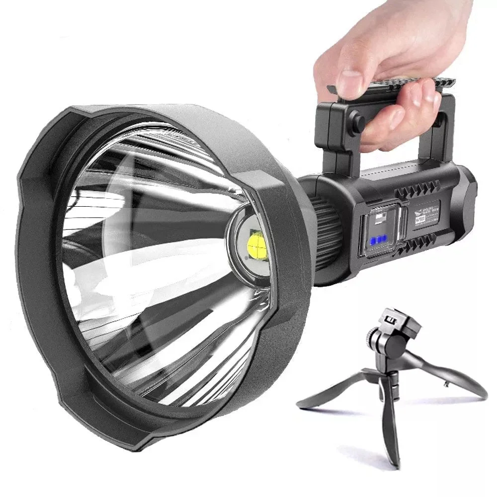 Rechargeable Handheld Spotlight Flashlight - vzzhome