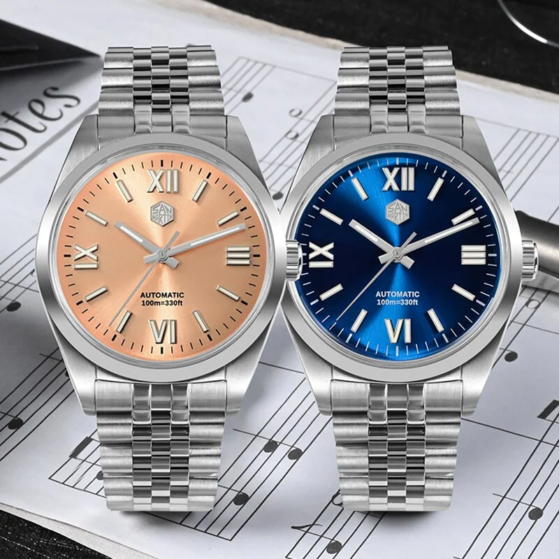 San Martin Roman Numeral Sunray Dial Men Watch SN0050-G: A Classic Timepiece with Modern EleganceSan Martin Watch San Martin Official Authorized StoreSan Martin Watches