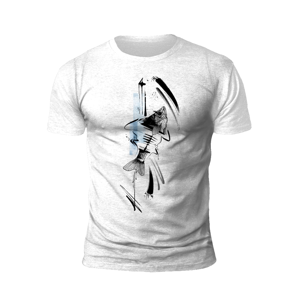 Leap of Faith: The Fish's Quantum Jump T-shirt