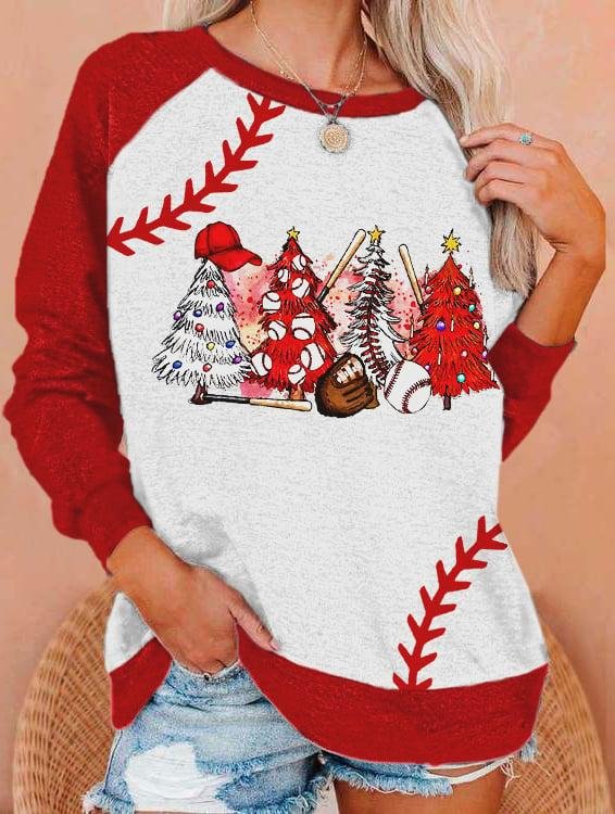 womens-merry-christmas-baseball-print-sweatshirt