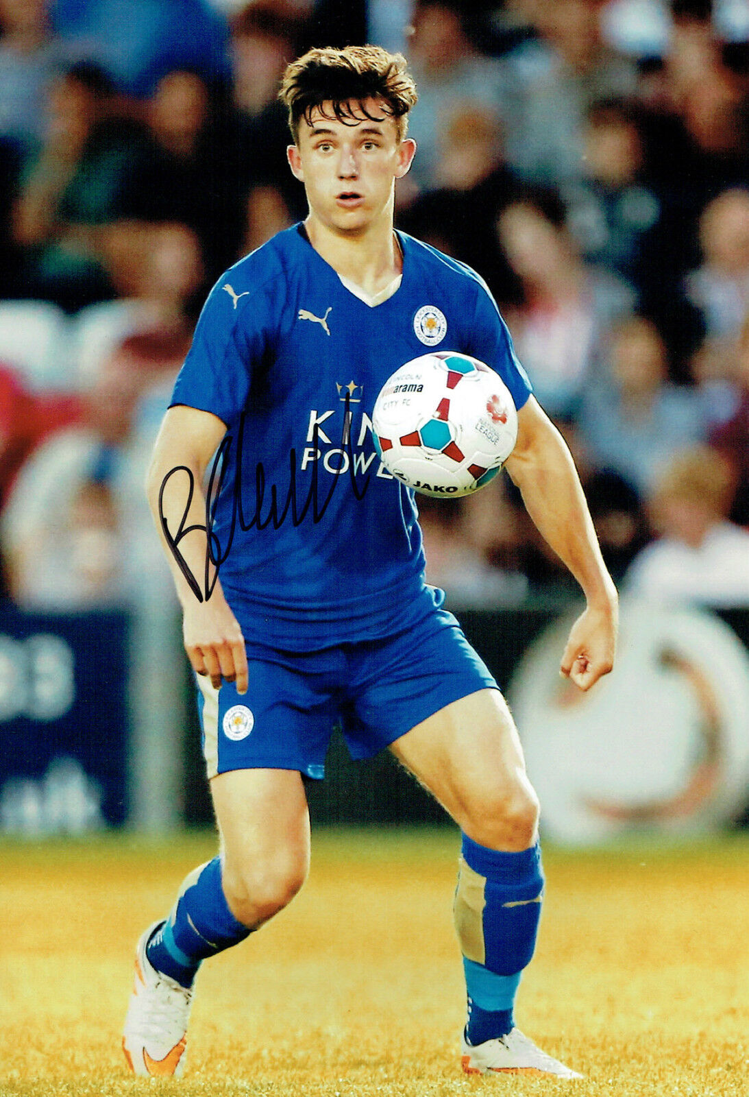 Ben CHILWELL Leicester City Signed Autograph 12x8 Photo Poster painting AFTAL COA Premier League