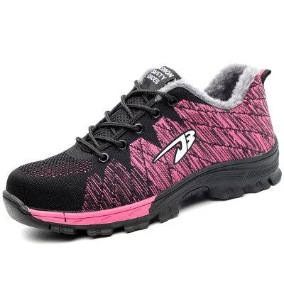 LUFUMA Dropshipping Puncture-Proof Safety Shoes Indestructible Non-Slip Steel Toe Work Shoes Outdoor Breathable Men Shoes