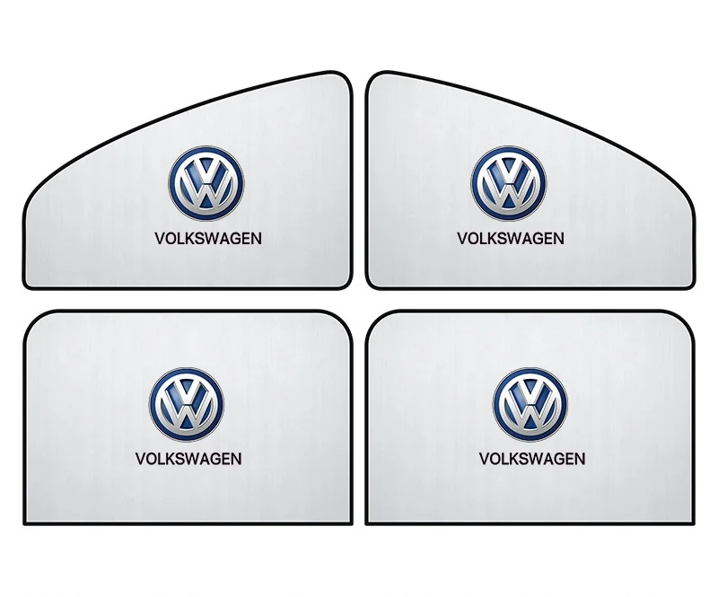 Car magnetic sunshade curtain for sun protection, heat insulation, and UV protection side window shading