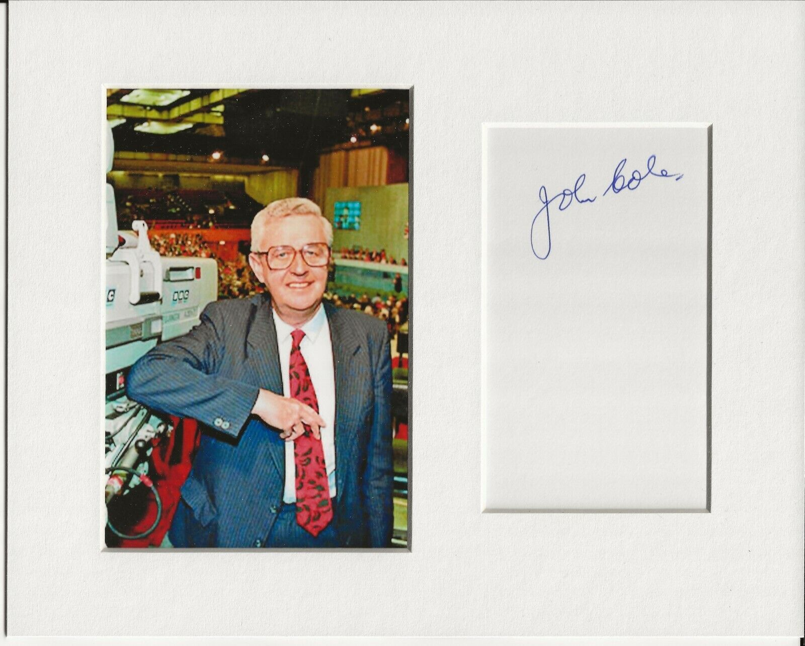 John Cole journalist genuine authentic autograph signature and Photo Poster painting AFTAL COA