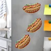 DIY Special Shape Diamond Art Fridge Magnets Sticker Kit (Hot Dog Hamburger)
