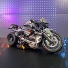 2024 Classic Motorbike Building Model Blocks MOC Sets High-tech 823 Pcs