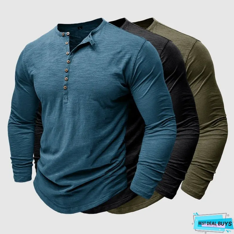 Blade Cotton Henley Shirt