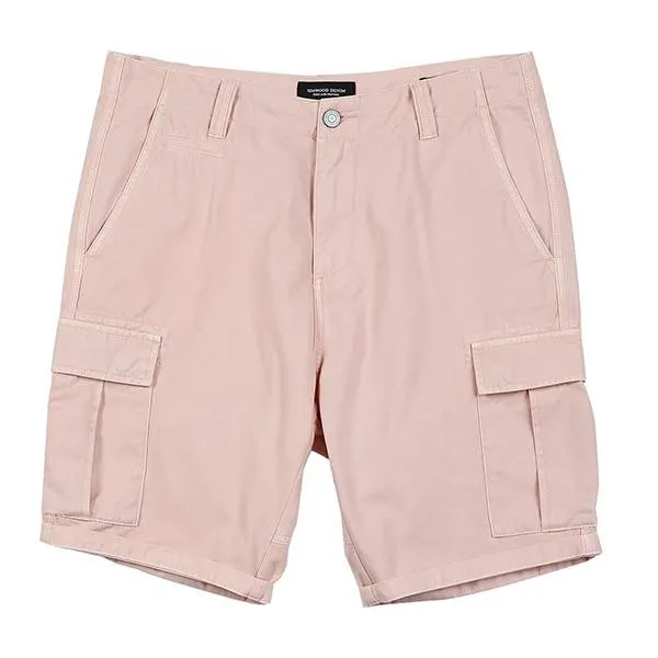 SIMWOOD 2021 Summer New Cargo Shorts Men 100% Color Slim Fit Male Wash Vintage Short Fashion High Quality Hip Hop Clothes 190183