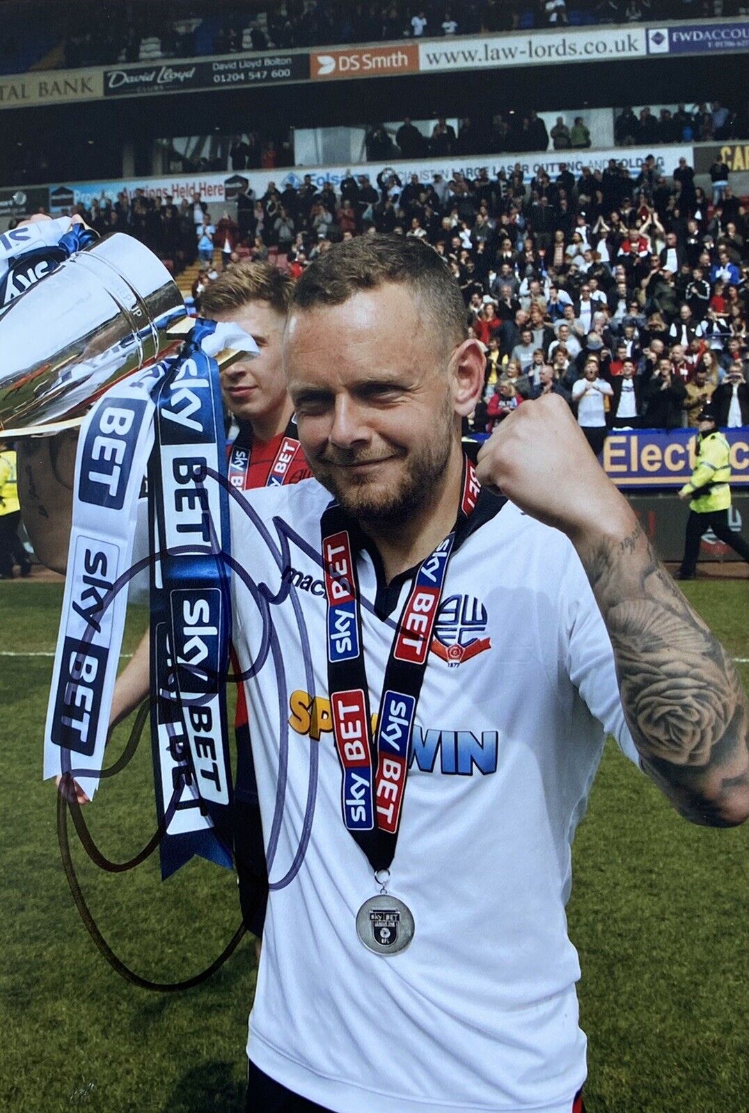 Jay Spearing Genuine Hand Signed Bolton Wanderers 6X4 Photo Poster painting 2