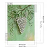 Diamond Painting-DIY Special Shaped Drill Pearl Painting Green Grapes(35x45cm)