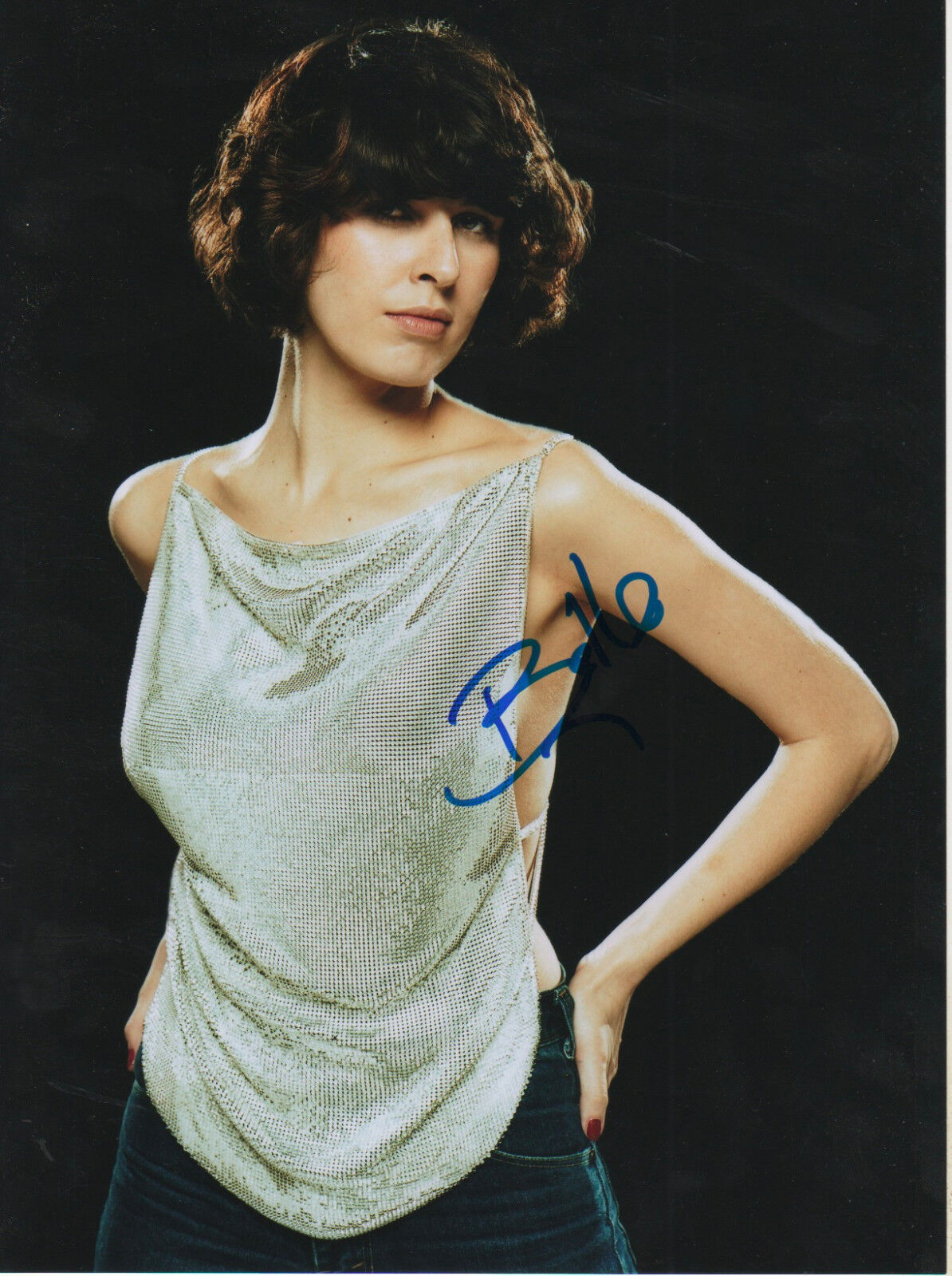 Cibelle musician signed 8x11 inch Photo Poster painting autograph