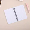 8PCS Simple Positivity A5 / A6 / A7 /B5 Girls Portable Writing Paper Notebooks Diary Meeting Stationery Gift