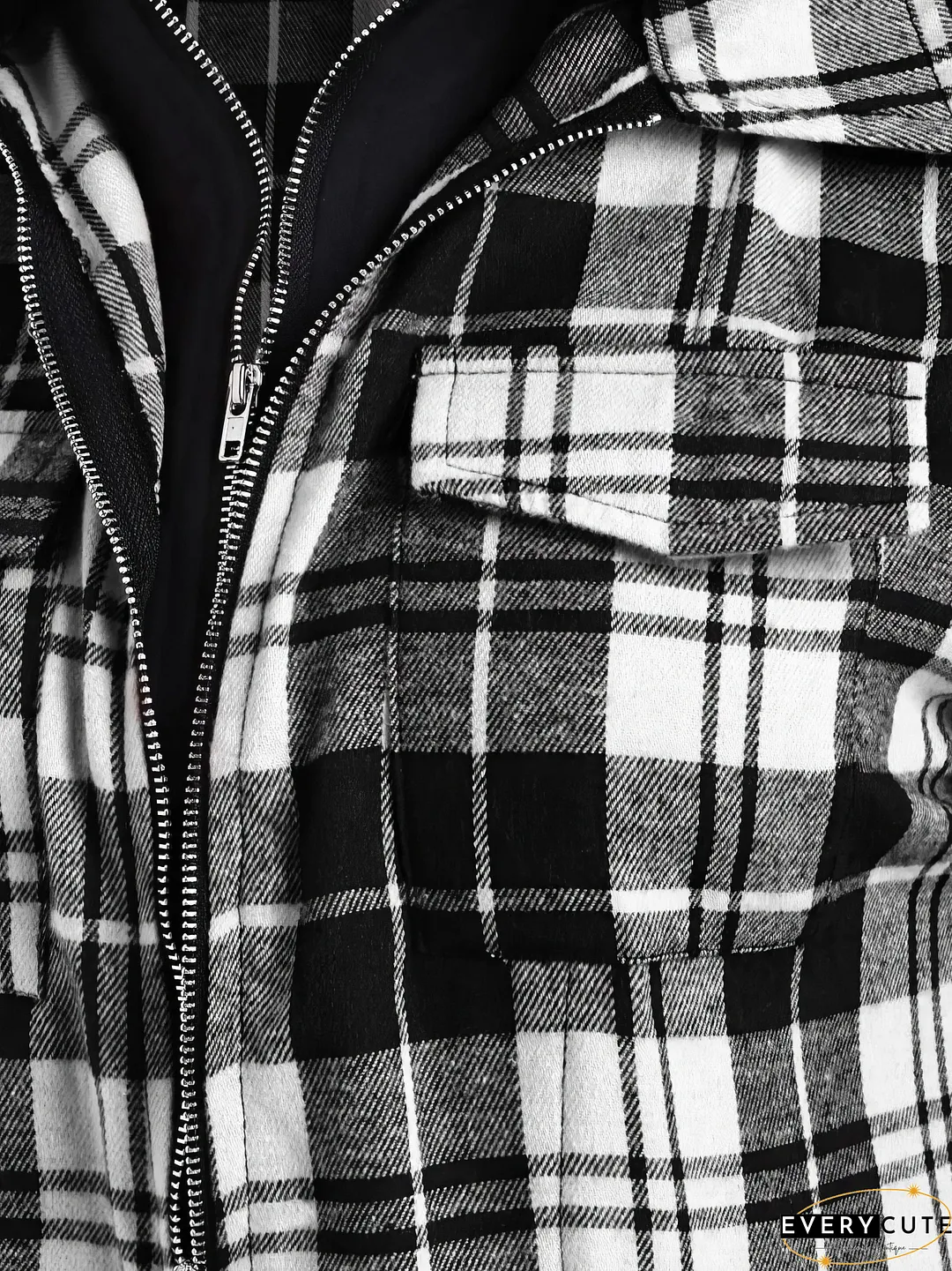 Comfortable Plaid Corduroy Jacket