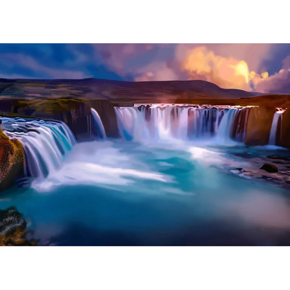 

Waterfall - Square Drill Diamond Painting - 40*30CM, 501 Original