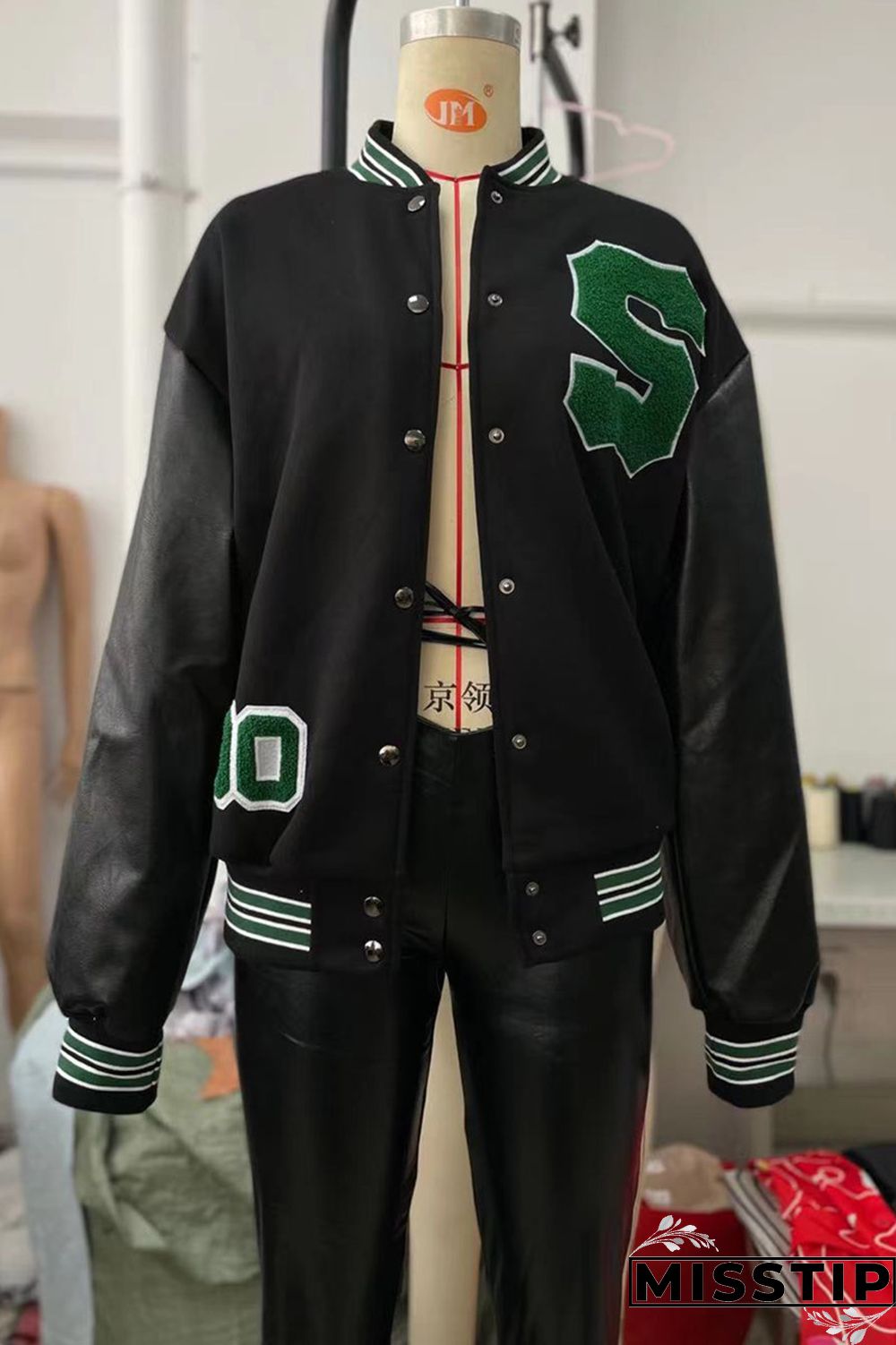 Apricot Fashion Casual Patchwork Embroidered O Neck Outerwear