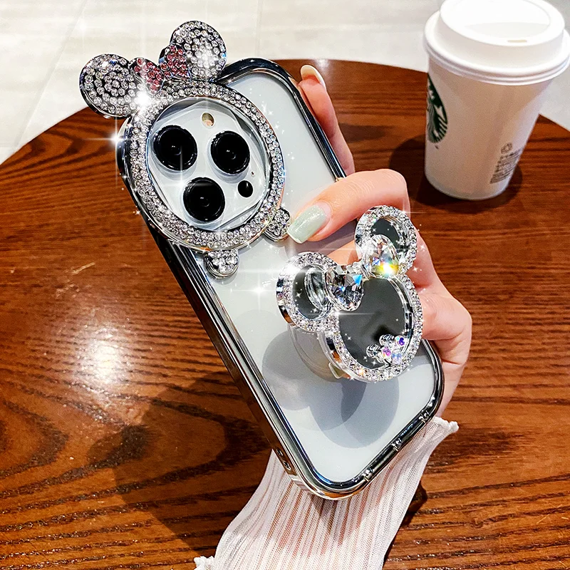 Shiny Diamond Cartoon Bracket Case