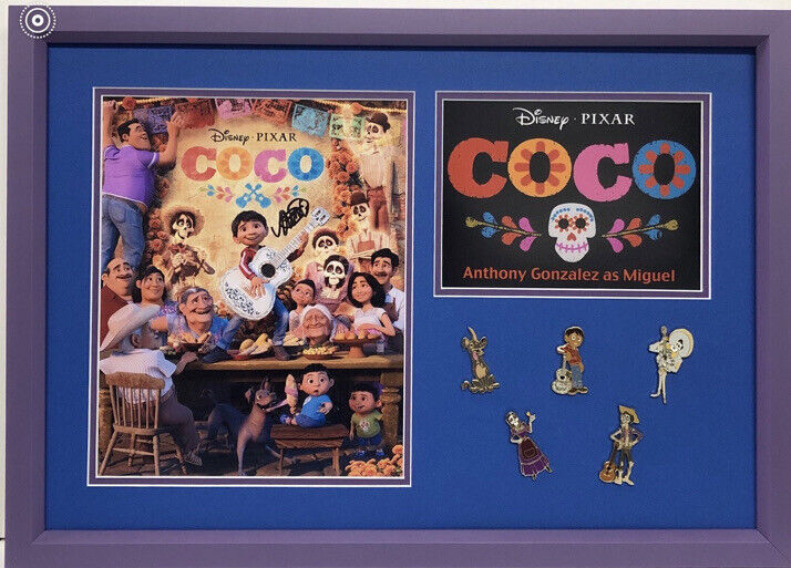 CoCo Anthony Gonzalez Voice Of Miguel Signed Autographed 21x14 Framed Photo Poster painting