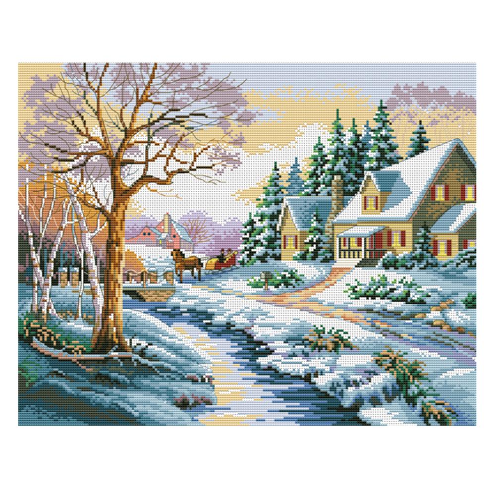 

Ruixue - 11CT Stamped Cross Stitch - 55*45cm, 501 Original