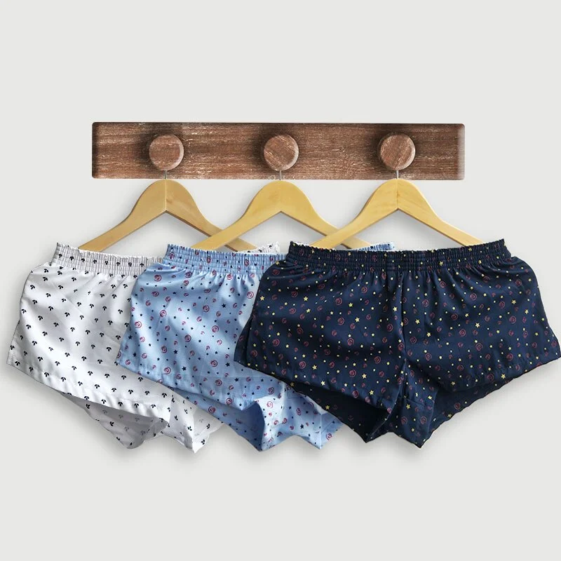 Aonga 2025 Men Underpants Men Underwear Boxer Shorts Printed Men Boxers Underwear Homme Homewear For Men Std05-1 aonga