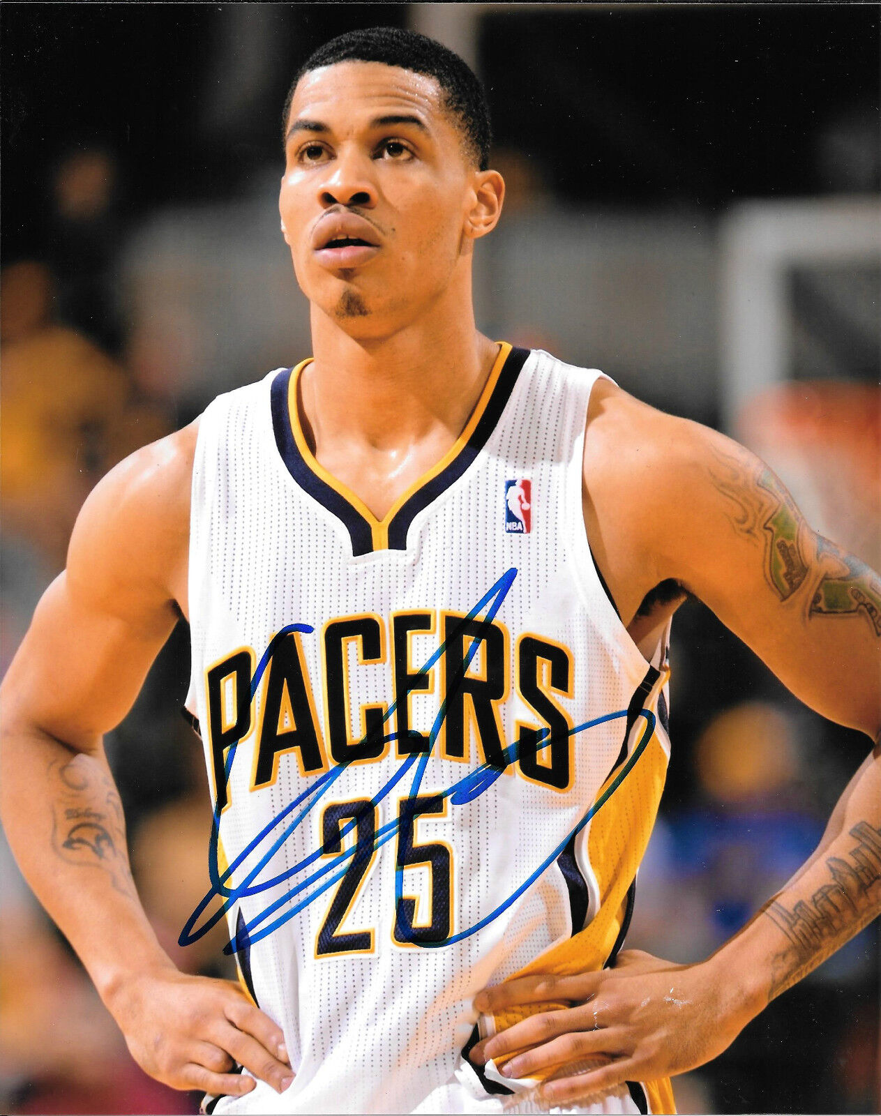 GFA Indiana Pacers * GERALD GREEN * Signed 8x10 Photo Poster painting G1 COA