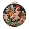 4 Set Rooster Series- Embroidery Kits