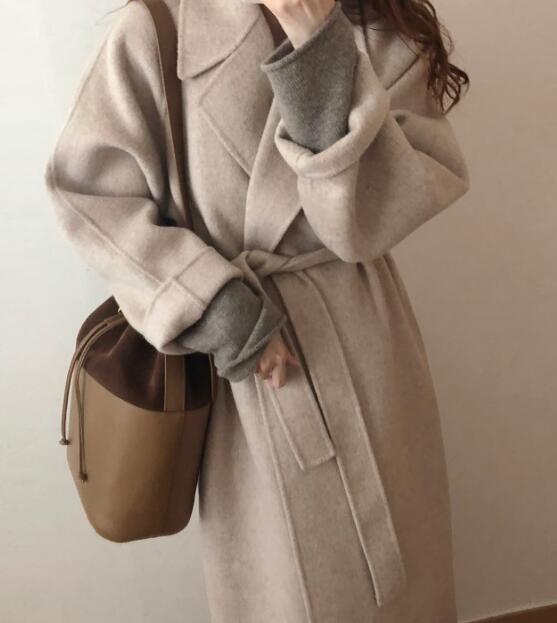 Women Winter Long Overcoat Outwear Coat Loose Plus Size Cardigans