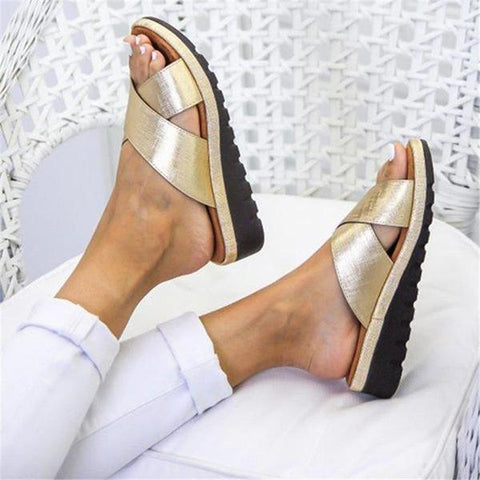 BunionFree™ Mid-heel Platform Sandals