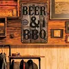 BI&Egrave;RE & bbq - Panneaux en &eacute;tain m&eacute;tallique(20*30cm/30*40cm) - Bi&egrave;re