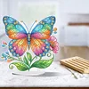 Flowers And Butterflies-Single Side Drill-Diamond Desktop Ornament