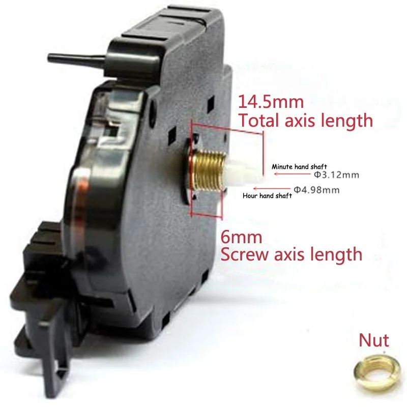 DIY Pendulum Clock Mechanism Movement Classic Wall Clock Motor Repair Parts Quartz Clockwork Replacement Essential Tools
