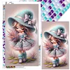 (40*70cm)Girl - Full Round Drill Diamond Painting