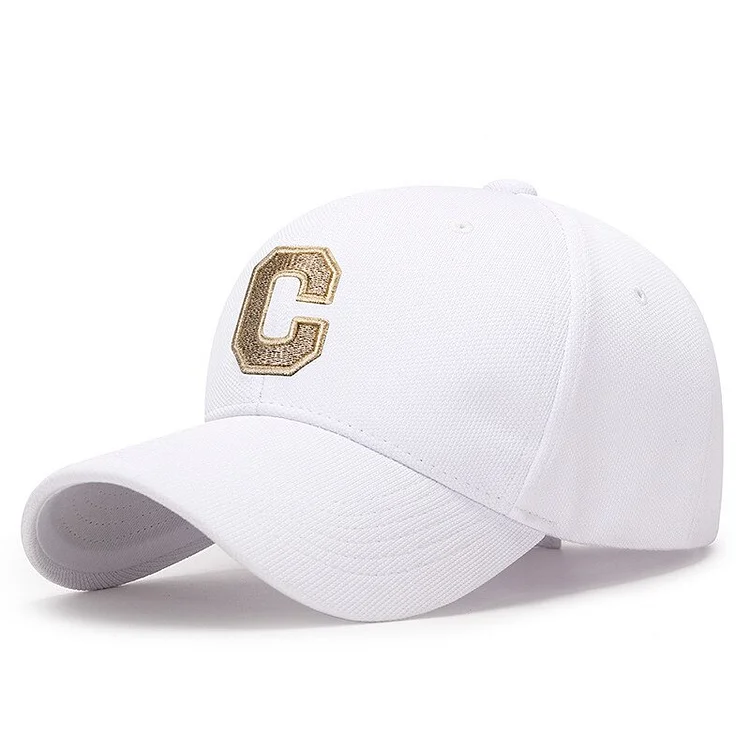 D&T 2023 Baseball Cap Men Women Alphabet Label Adjustable Outdoor Single Minimalist Shade Travel Sports C Logo Cap