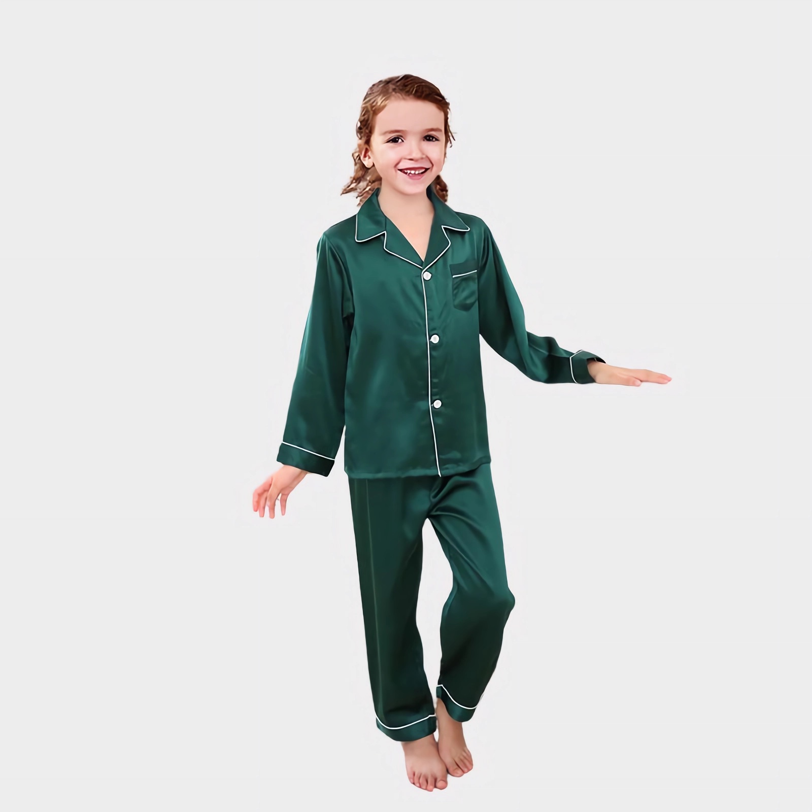 Classic Silk Pajamas Set For Girl REAL SILK LIFE