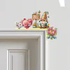(US Local)Hello Spring Diamond Painting Door Corner Sign Diamond Art Door Right Angle Sign