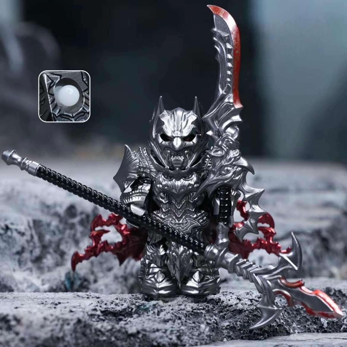 DC Berserker Batman Rage Mode Heavy Armor Minifigures 3-Pack - The Dark Knight Collectible Figures