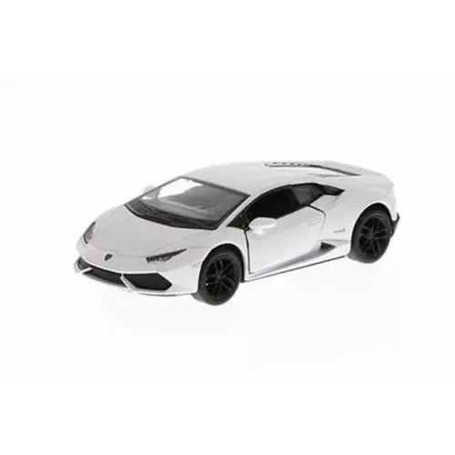 Dronehint 5382D 5")  Lamborghini Huracan LP610-4  Diecast Model Car - white color, 1:36  Toy