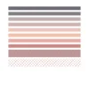 Macaron Plain Color Geometric Paper Tapes 10in1 Set Craft Lover Student Scratchbook Diary Photobook Decorative Stationery