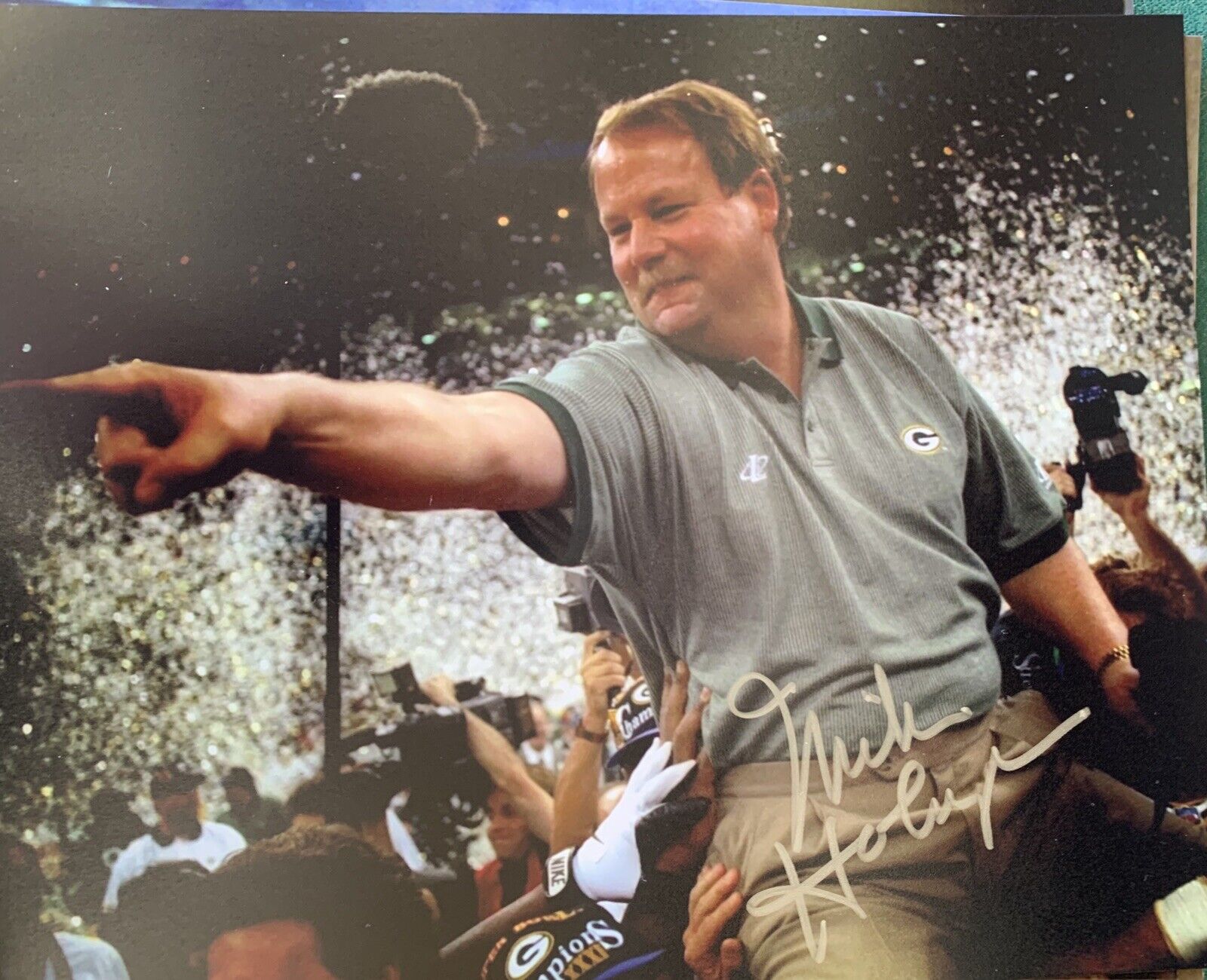 mike holmgren Signed 8x10 Photo Poster painting Pic Auto Packers