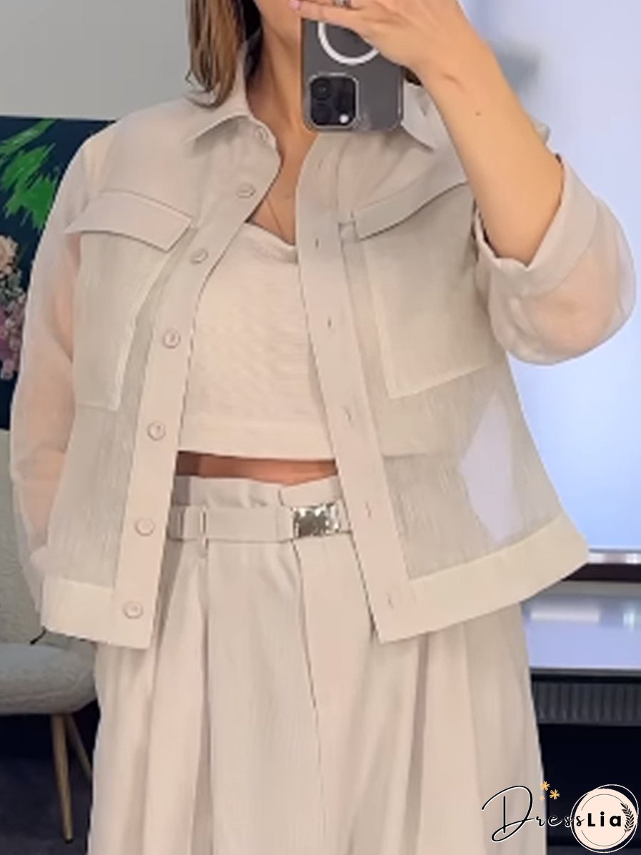 Double Pocket Long Sleeve Shirt