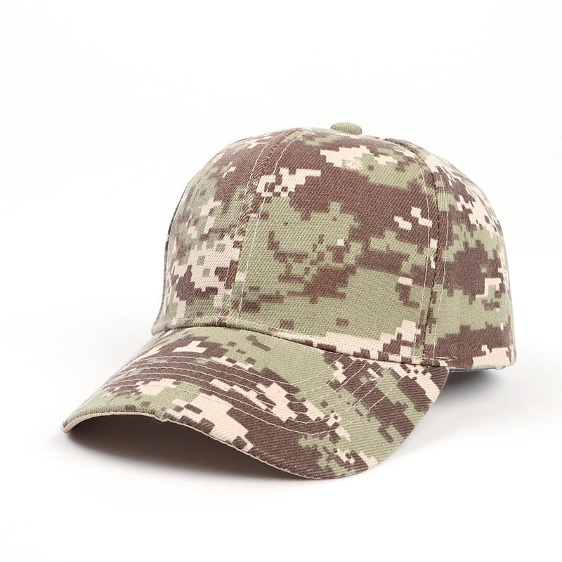 Baseball Cap Men’s Sun Hat Fishing Cap Outdoor CS Camouflage Sun Hat Military Training Sports Group Building Middle-aged Hat