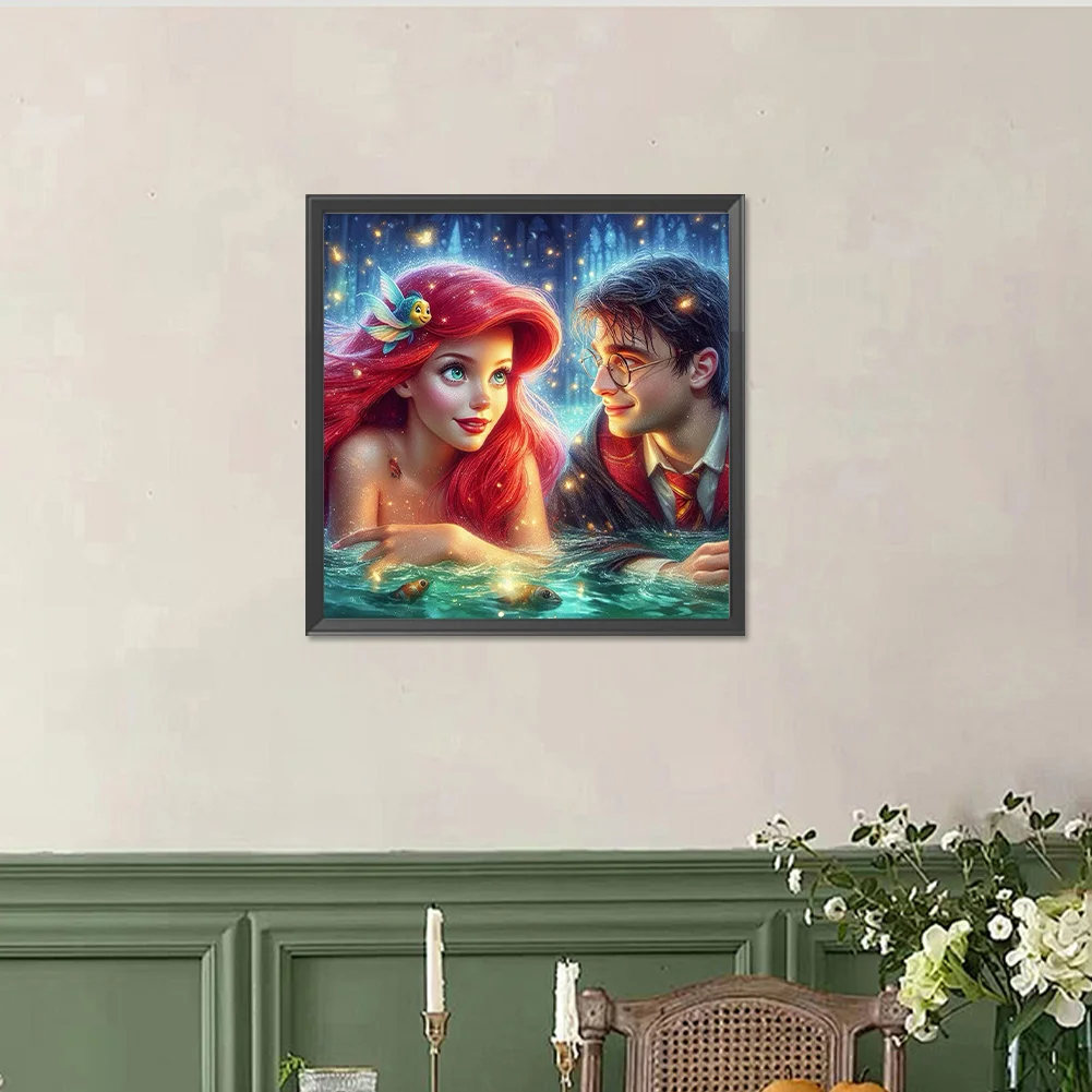 Diamond Painting - Full Round Drill - Ariel Harry Potter(Canvas|40*40cm)