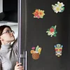 8Pcs Special Shape Hawaii Diamond Painting Fridge Stickers for Home Decor
