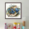 Flower Cowboy Hat-18CT Stamped Cross Stitch 25*25cm/9.84*9.84in tapestrymarket