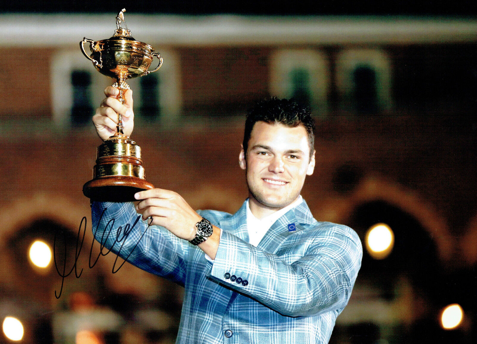 Martin KAYMER Signed Autograph 16x12 Ryder Cup Winner GOLF Photo Poster painting AFTAL COA