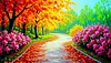 Luxury AB Velvet Diamond Painting Kit - Landscape