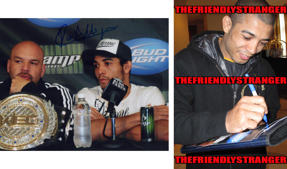 JOSE ALDO signed Autographed WEC CHAMPION