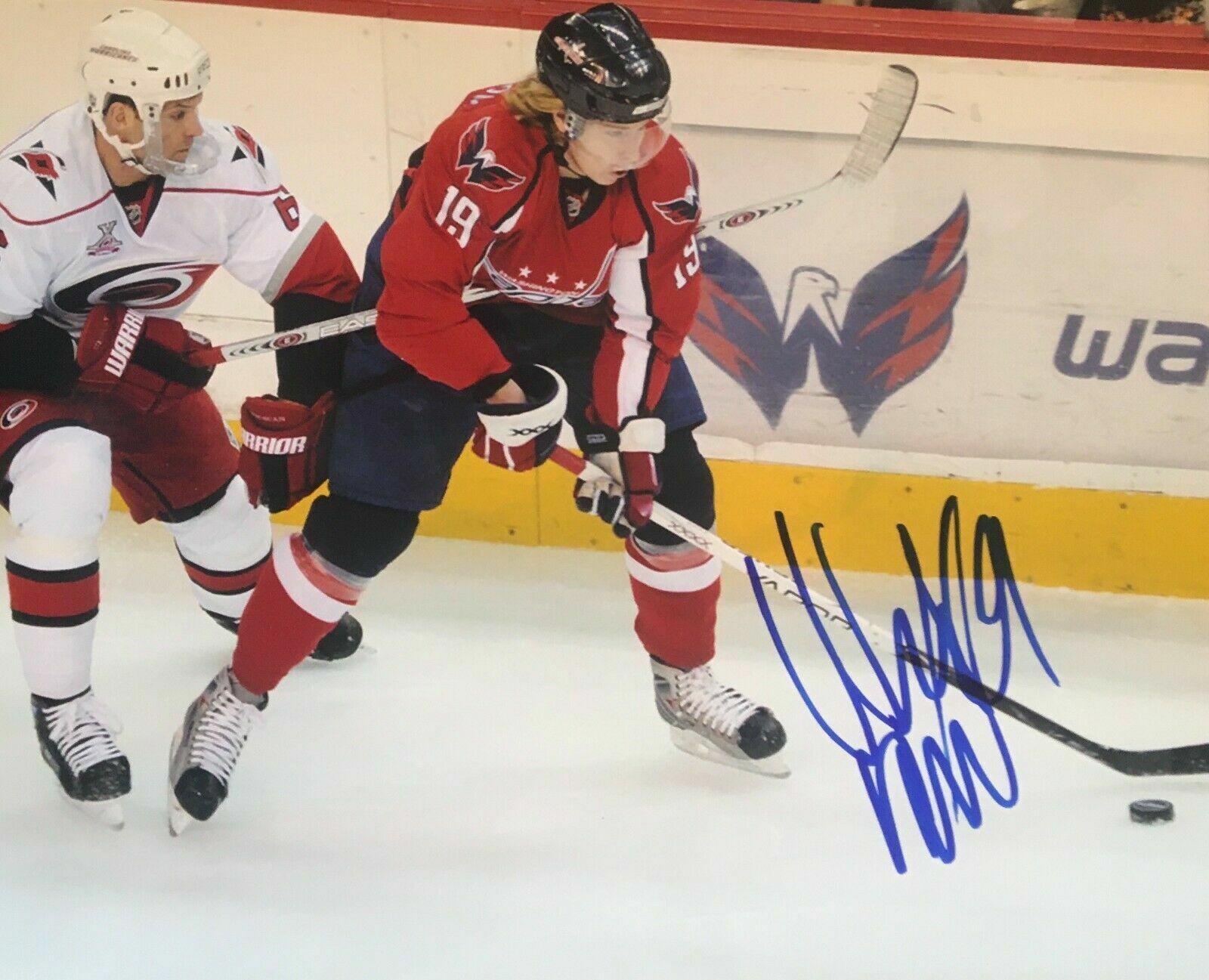 Nicklas Backstrom Autographed Signed 8x10 Photo Poster painting ( Senators ) REPRINT